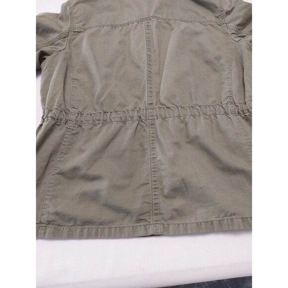 Talbots Jacket Womens Large Olive Green Pockets Utility Everyday Norm Casual - Picture 16 of 16